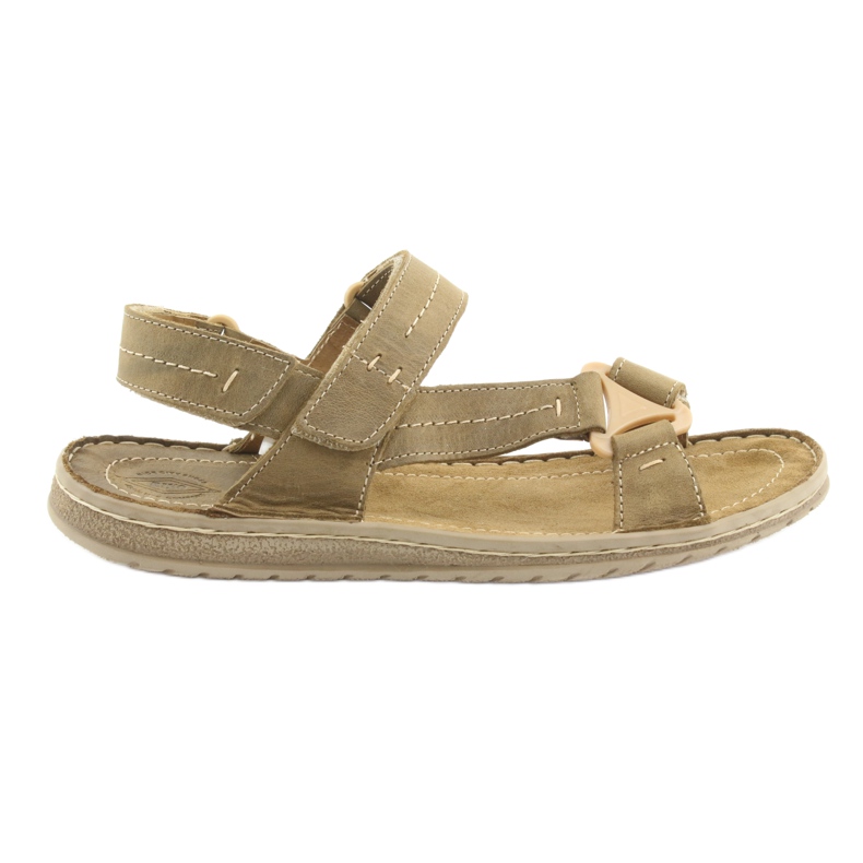 Sandales de sport velcro Riko 806 olive multicolore
