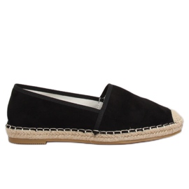Espadrilles femme noires LX178 Noir