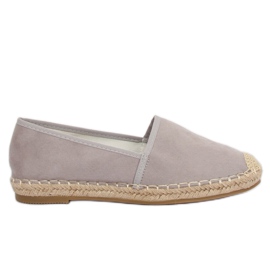 Espadrilles grises pour femme LX178 Gris Espadrilles grises pour femme LX178 Gris