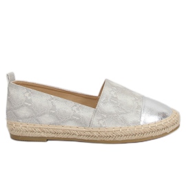 Espadrilles grises pour femmes A643-ESP-1 Gris Espadrilles grises pour femmes A643-ESP-1 Gris