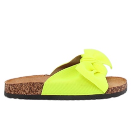Chaussons jaune fluo 218-212 Vert