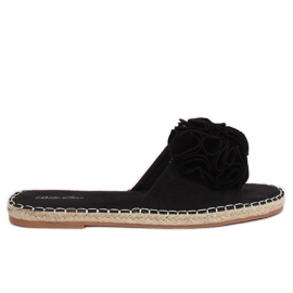 Chaussons noirs pour femmes L2777 Noir