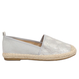 Espadrilles grises pour femmes A629-ESP-1 Gris