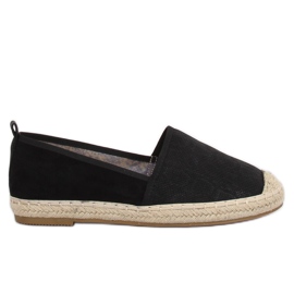 Espadrilles noires pour femmes A629-ESP-1 Noir le noir