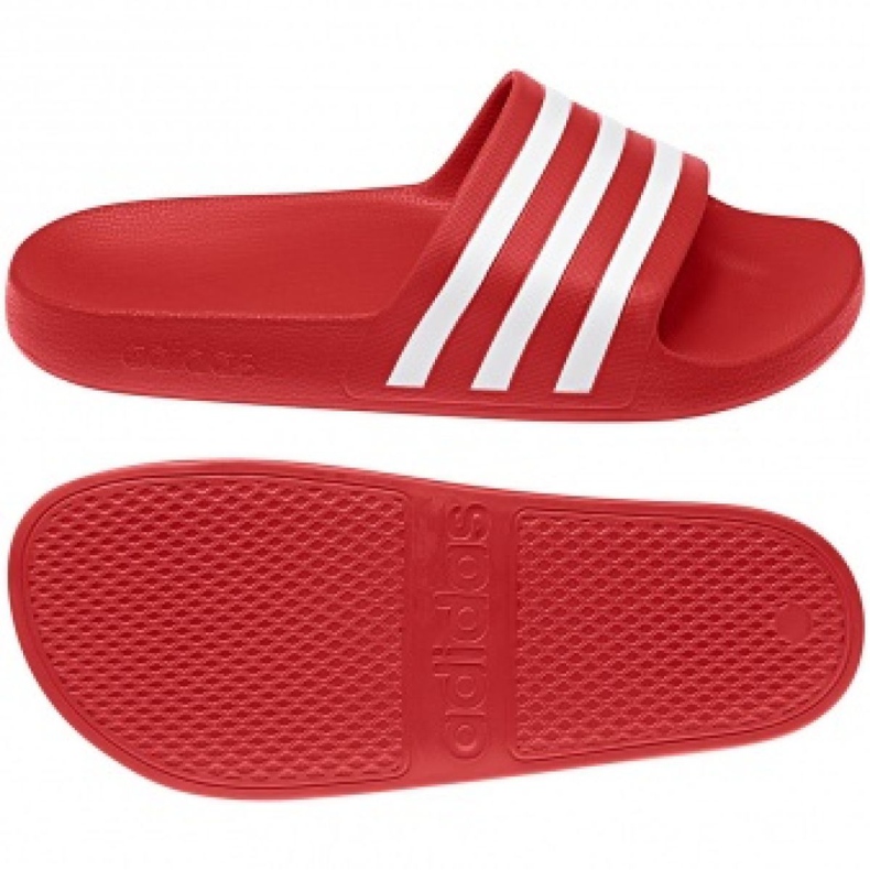 Chaussons Adidas Adilette Aqua F35540 rouge