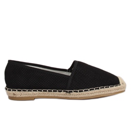 Espadrilles noires pour femmes N-2978 Noir le noir