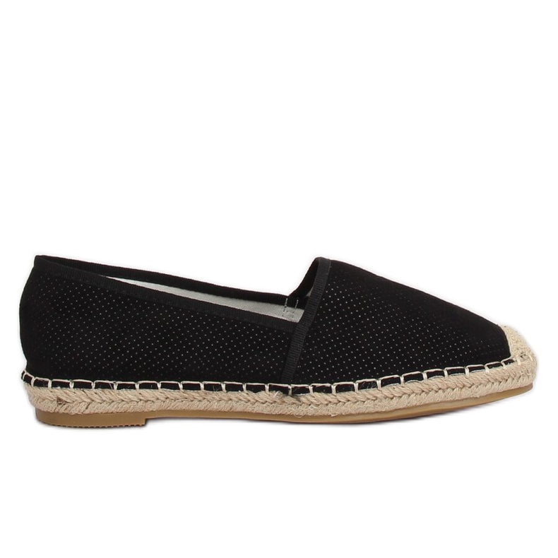 Espadrilles noires pour femmes N-2978 Noir le noir