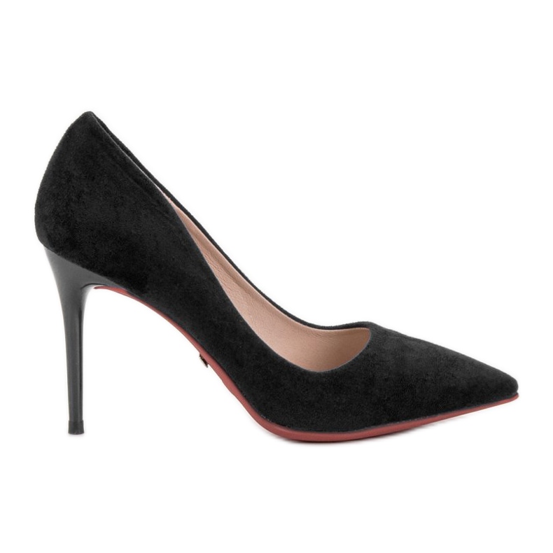 Jumex Talons en daim le noir