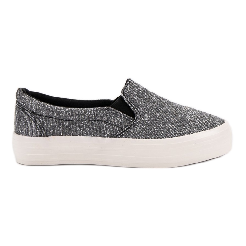 SHELOVET Slipons décontractés gris