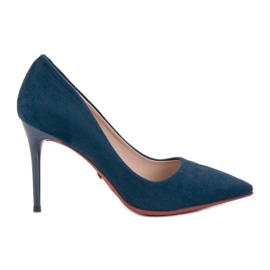 Jumex Talons en daim bleu