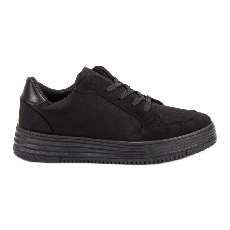 SDS Chaussures de sport en daim le noir