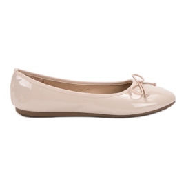 Renda Ballerine Avec Noeud brun Renda Ballerine Avec Noeud brun