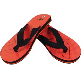 Chaussons 4F M H4L19 KLM003 70S orange noir