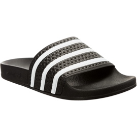 Adidas Adilette 647 blanc noir