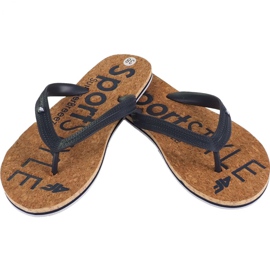Chaussons 4f W H4L19-KLD002 30S bleu marine foncé brun Chaussons 4f W H4L19-KLD002 30S bleu marine foncé brun