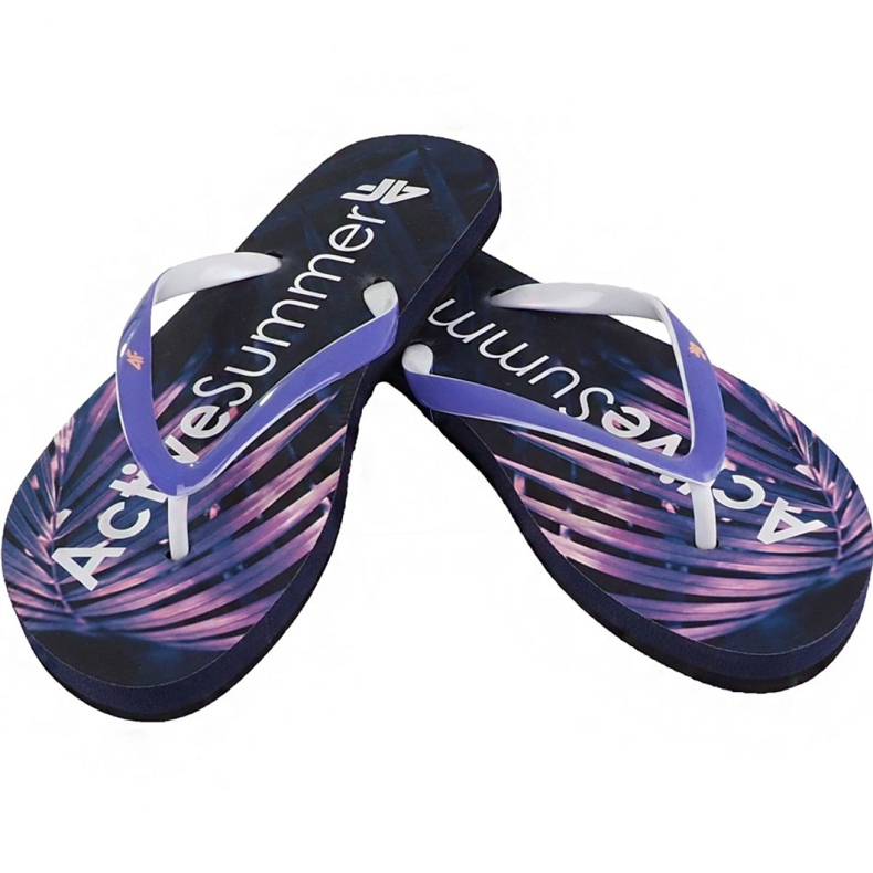 Chaussons 4f W H4L19-KLD004 30S bleu marine foncé multicolore