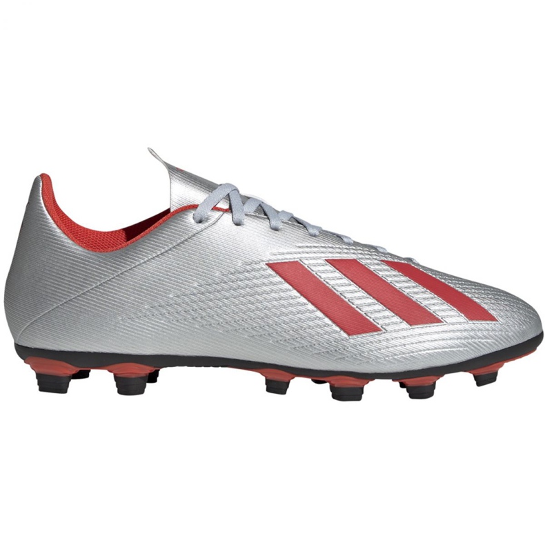 Chaussures de foot Adidas X 19.4 FxG M F35379 multicolore argent