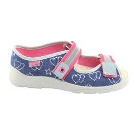Chaussures pour enfants Befado 869Y134 gris rose bleu marine