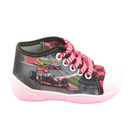 Chaussures enfant Befado 218P050 noir gris rouge