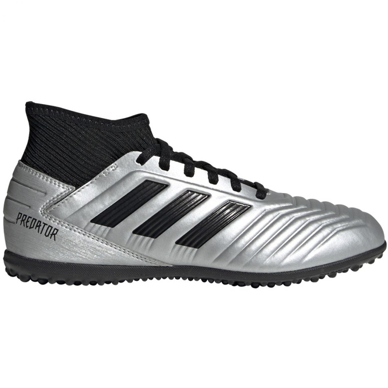 Chaussures de foot Adidas Predator 19.3 Tf Jr G25802 multicolore argent