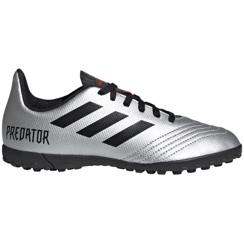 Chaussures de foot Adidas Predator 19.4 Tf Jr G25825 multicolore argent Chaussures de foot Adidas Predator 19.4 Tf Jr G25825 multicolore argent