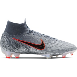 Nike Mercurial Superfly 6 Elite Fg M AH7365-008 chaussures de football gris gris