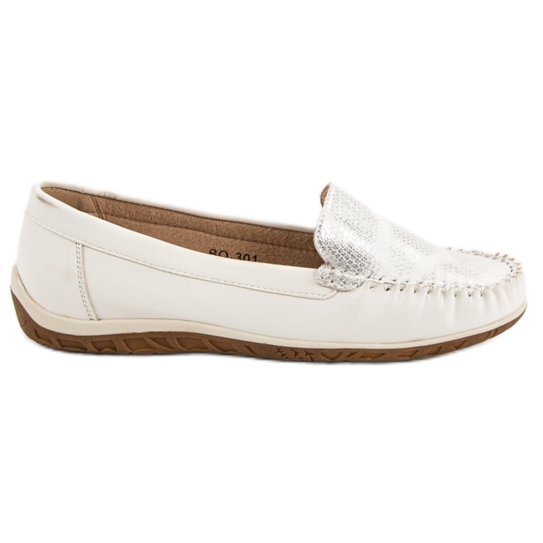 Anesia Paris Mocassins confortables blanche
