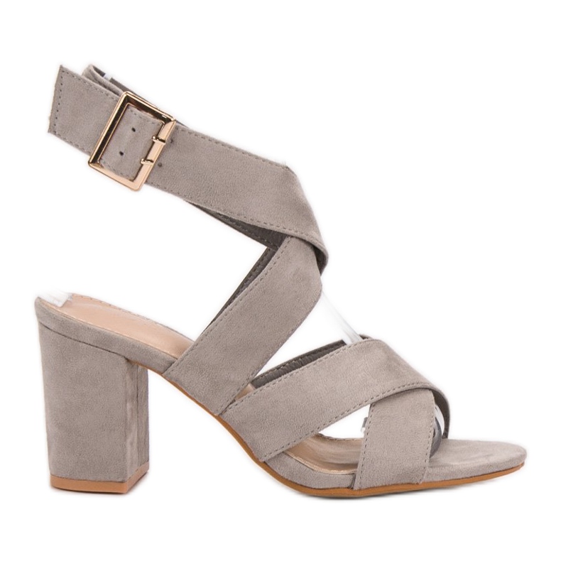 SDS Sandales à boucle gris