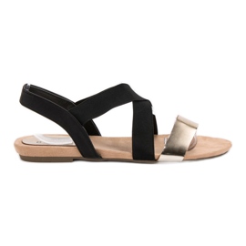 Evento Sandales à enfiler avec une bande élastique noir