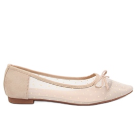 Ballerines femme beiges LT119P Beige Ballerines femme beiges LT119P Beige