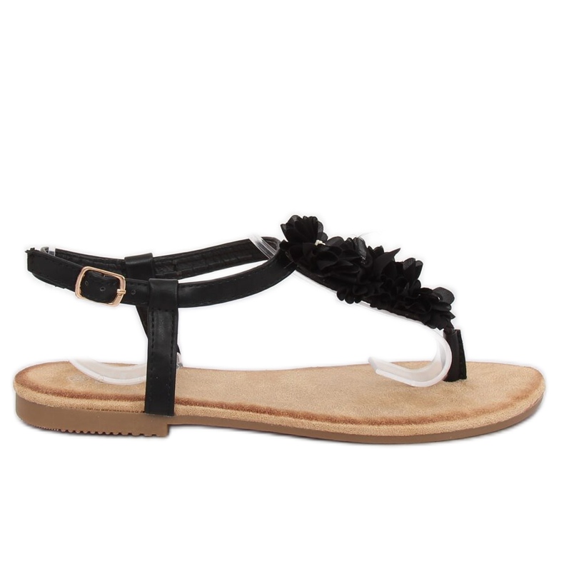 Sandales pour femmes noires 7622-PL Noir le noir