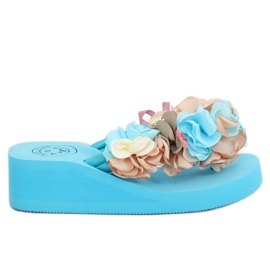 Bleu FM5050 Semelles en mousse bleues multicolore