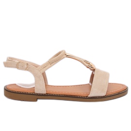 Sandales beiges pour femmes WL024 Beige Sandales beiges pour femmes WL024 Beige