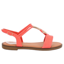 Sandales corail femme WL024 Fuschia rose