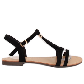 Sandales pour femmes noires 1-51 Noir