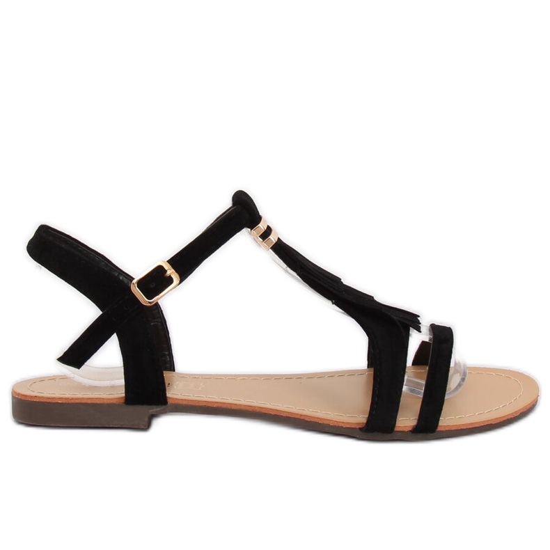 Sandales pour femmes noires 1-51 Noir le noir