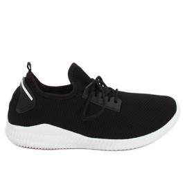 Chaussures de sport noires 7762-Y Noir