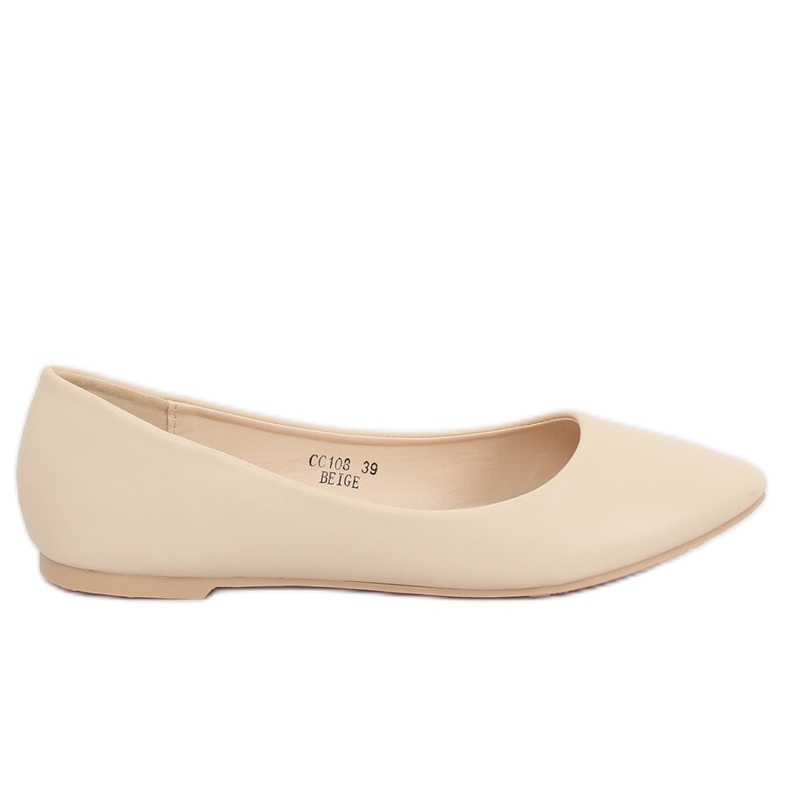 Ballerines beiges pour femmes CC108 Beige Ballerines beiges pour femmes CC108 Beige