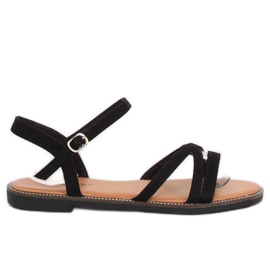 Sandales pour femmes noires WL255 Noir