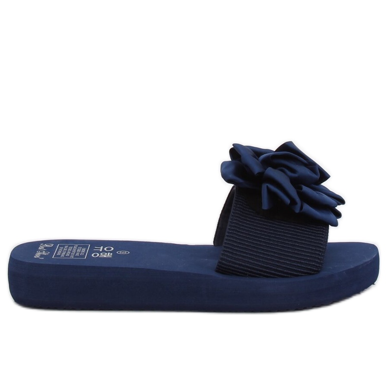 Bleu marine FX-2A080 Semelles en mousse bleue