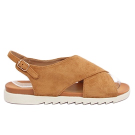 Camel 9003 Sandales femme camel brun