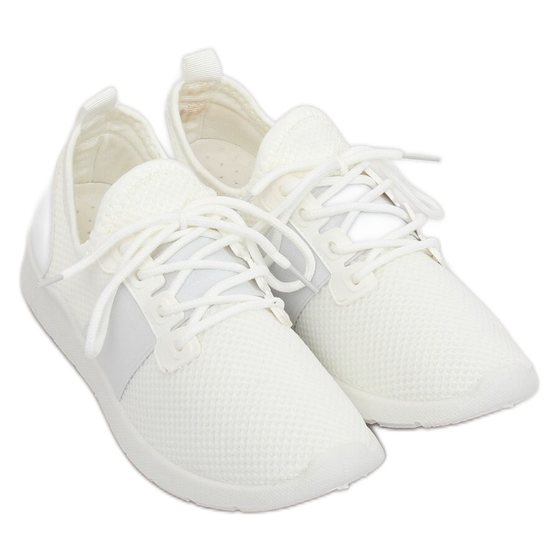Blanc 7771-Y Chaussures de sport blanches Blanc 7771-Y Chaussures de sport blanches