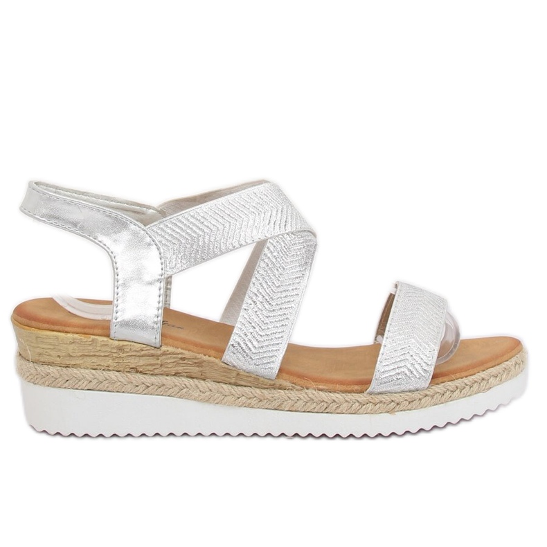 Sandales argentées pour femmes S81 Argent gris Sandales argentées pour femmes S81 Argent gris