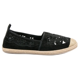 Espadrilles en daim VICES noir
