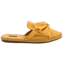 Pantoufles VICES intégrées jaune Pantoufles VICES intégrées jaune