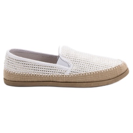 SHELOVET Espadrilles Blanches SHELOVET Espadrilles Blanches
