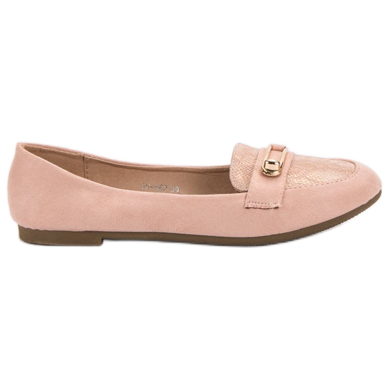 Top Shoes Ballerines élégantes rose