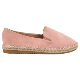 Primavera Espadrilles en daim rose
