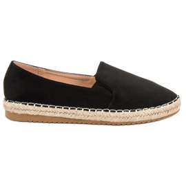 Primavera Espadrilles en daim noir