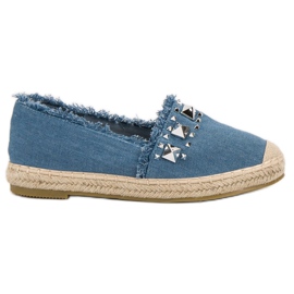 Bestelle Espadrilles À Clous bleu